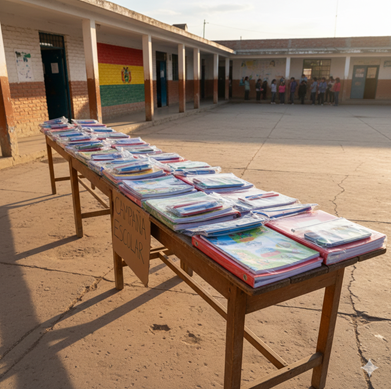 Niños rurales comiendo